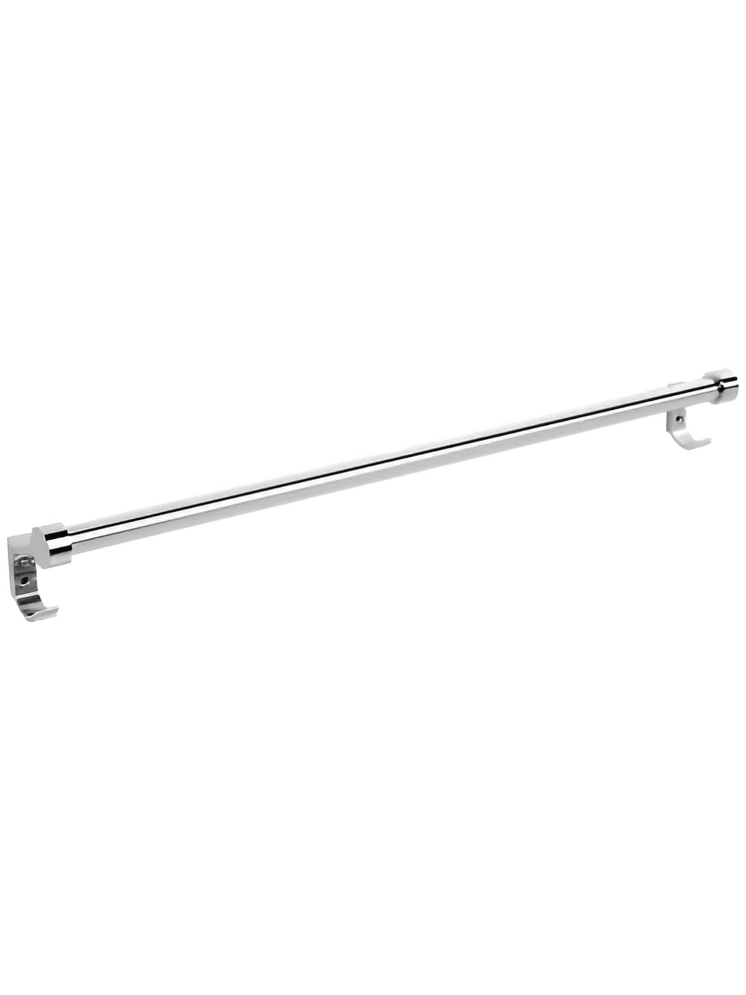 Filox Silver-Toned Contemporary Wall-Mounted Towel Rack Shelf