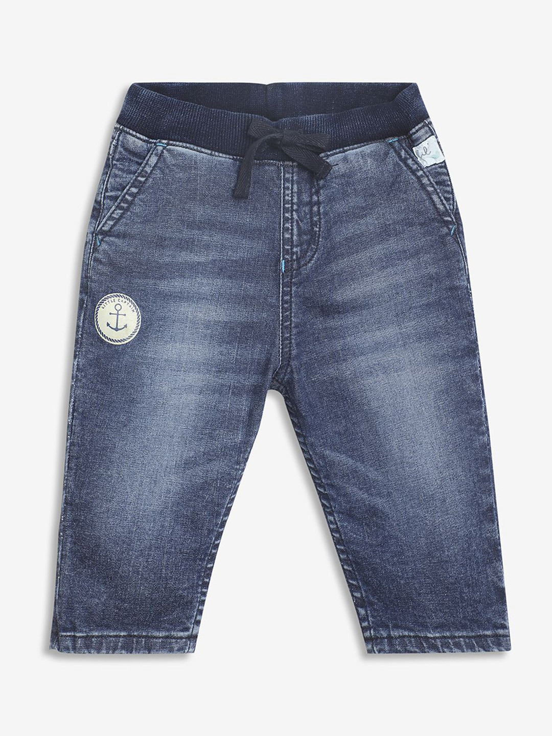 Ed-a-Mamma Baby Boys Comfort Clean Look Light Fade Stretchable Jeans