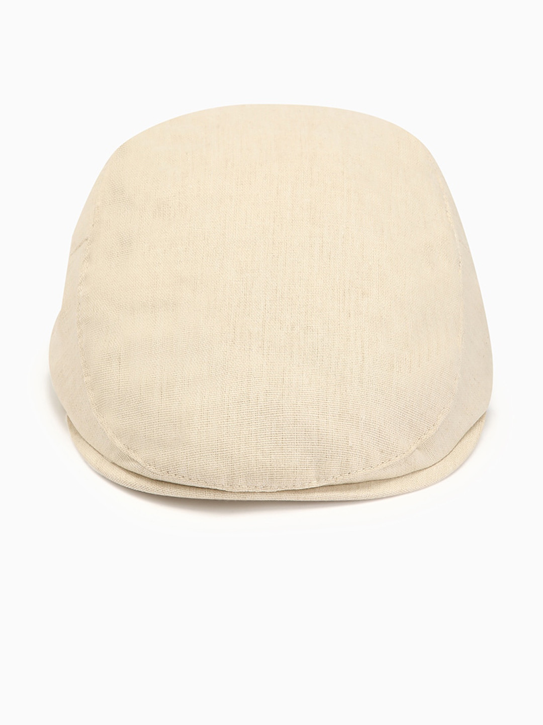 THE BEAR HOUSE Men Herringbone Flat Cap with Snap Brim Closure
