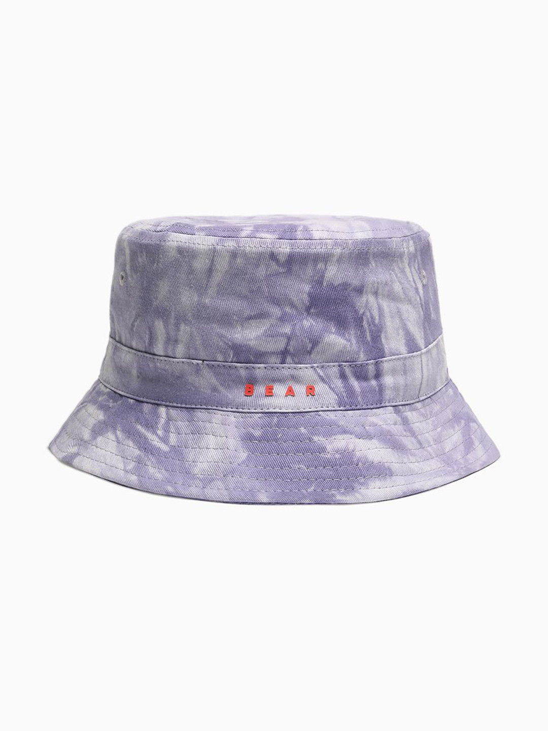 THE BEAR HOUSE Men Purple Self Design Bucket Hat