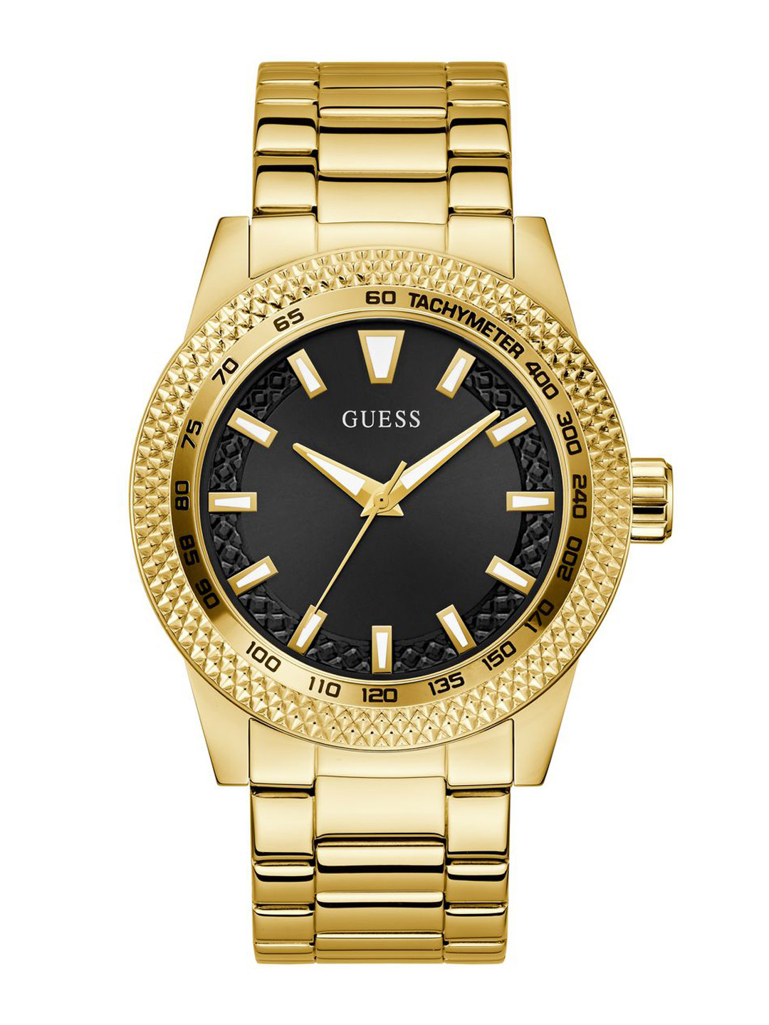 GUESS Men Sport Scout Bracelet Style Straps Tachymeter Analog Watch - U1417G2M