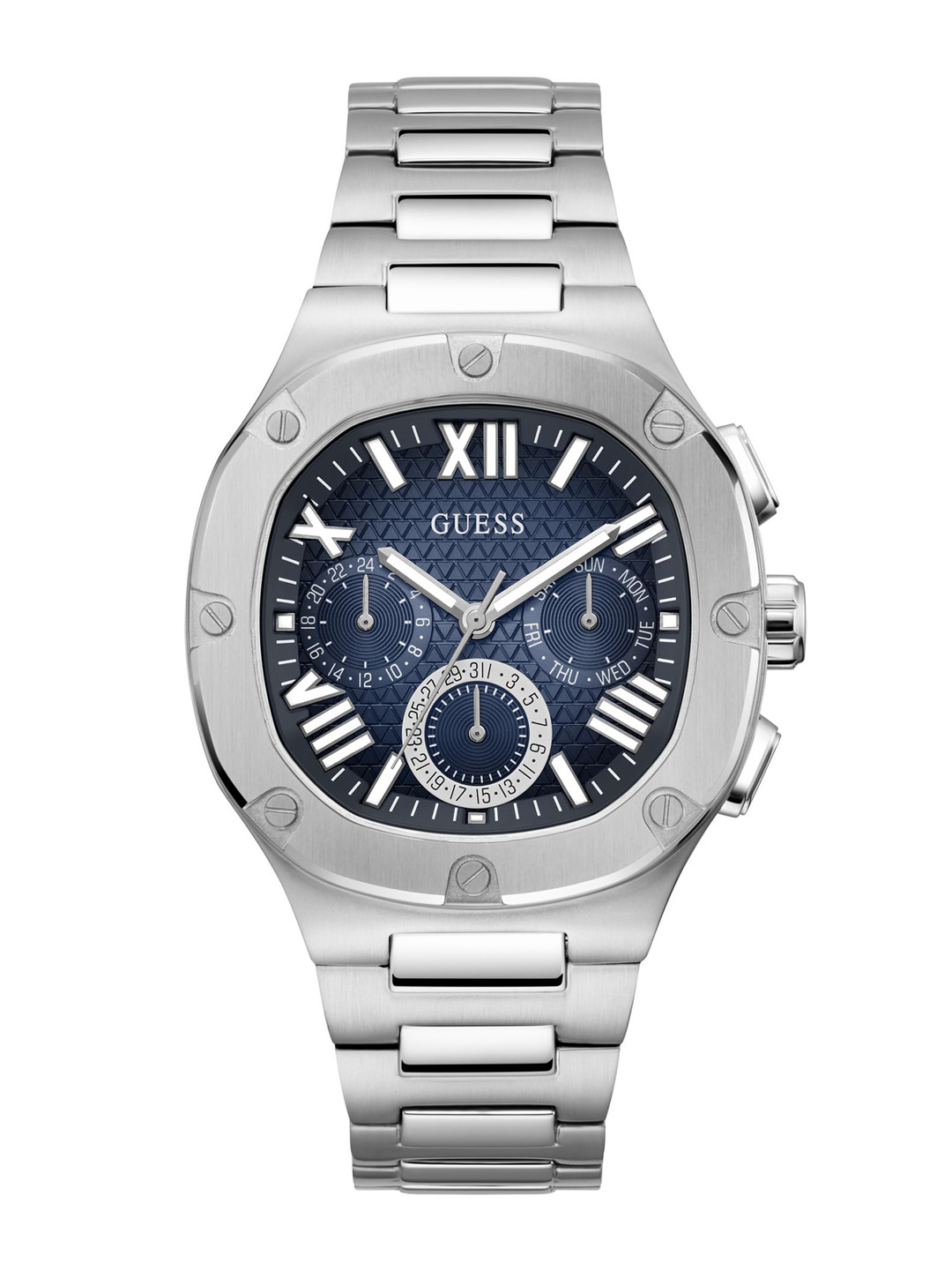 GUESS Men Dress Headline Multifunction Analogue Multi Function Watch GW0572G1