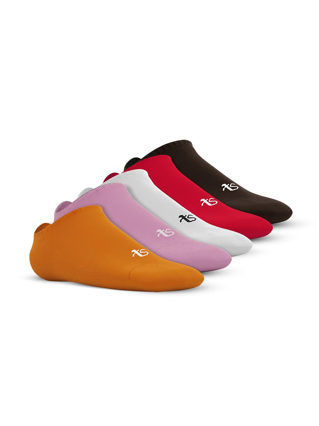 TalkingSox Pack Of 5 Ankle-Length Loafer Socks