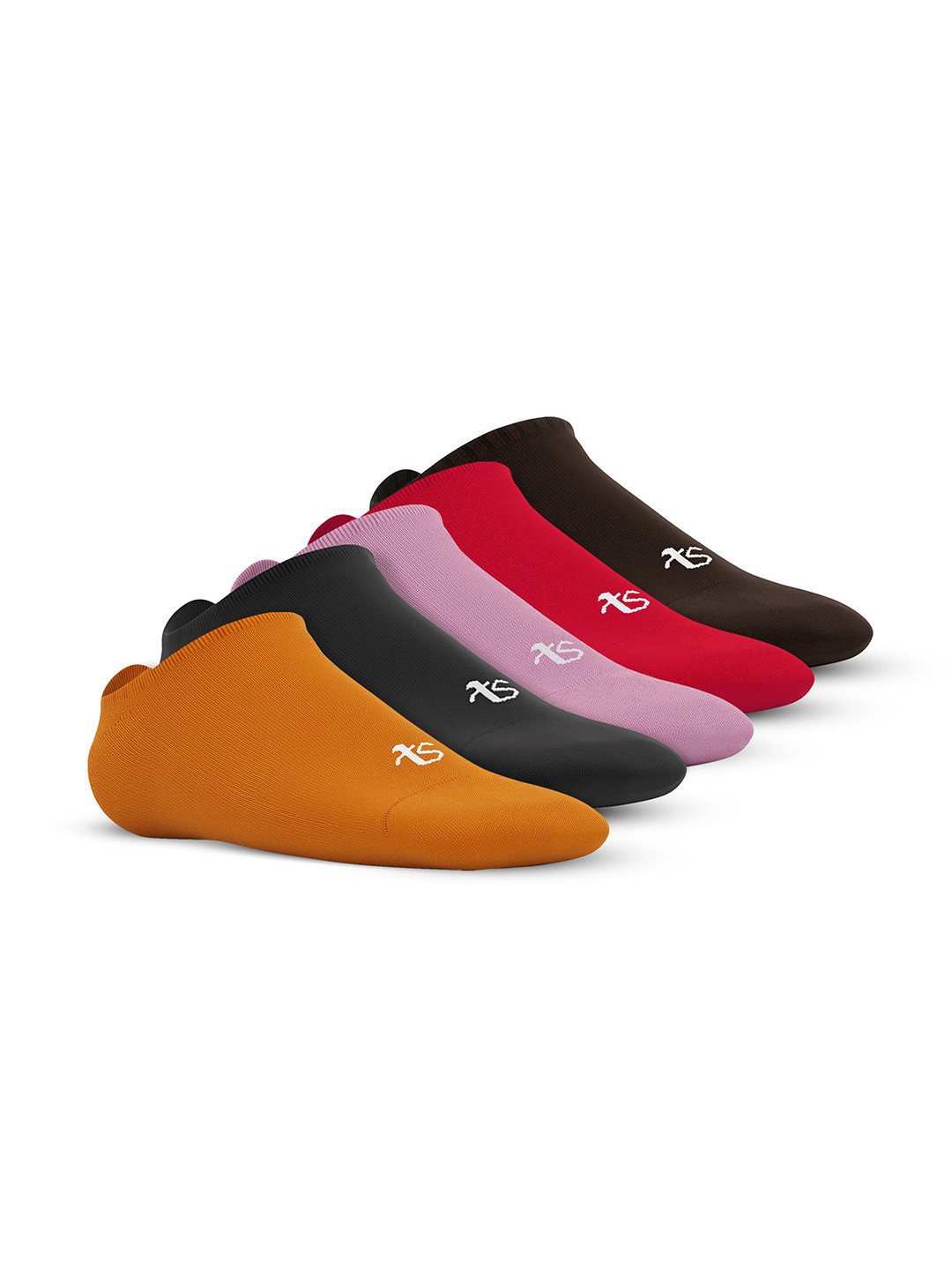 TalkingSox Pack Of 5 Ankle-Length Loafer Socks