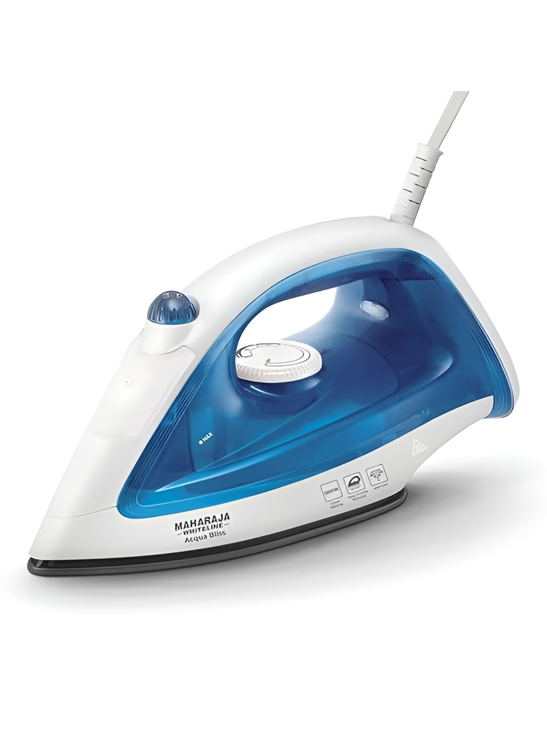 MAHARAJA WHITELINE Acqua Bliss/SI-131 White Plastic Temperature Control Steam Iron-1200W