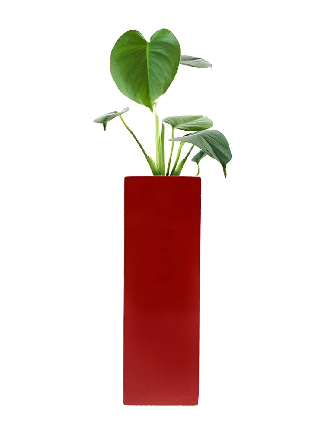 VAH Kya Bat Hai !! Red Wooden Flower Pot Holder