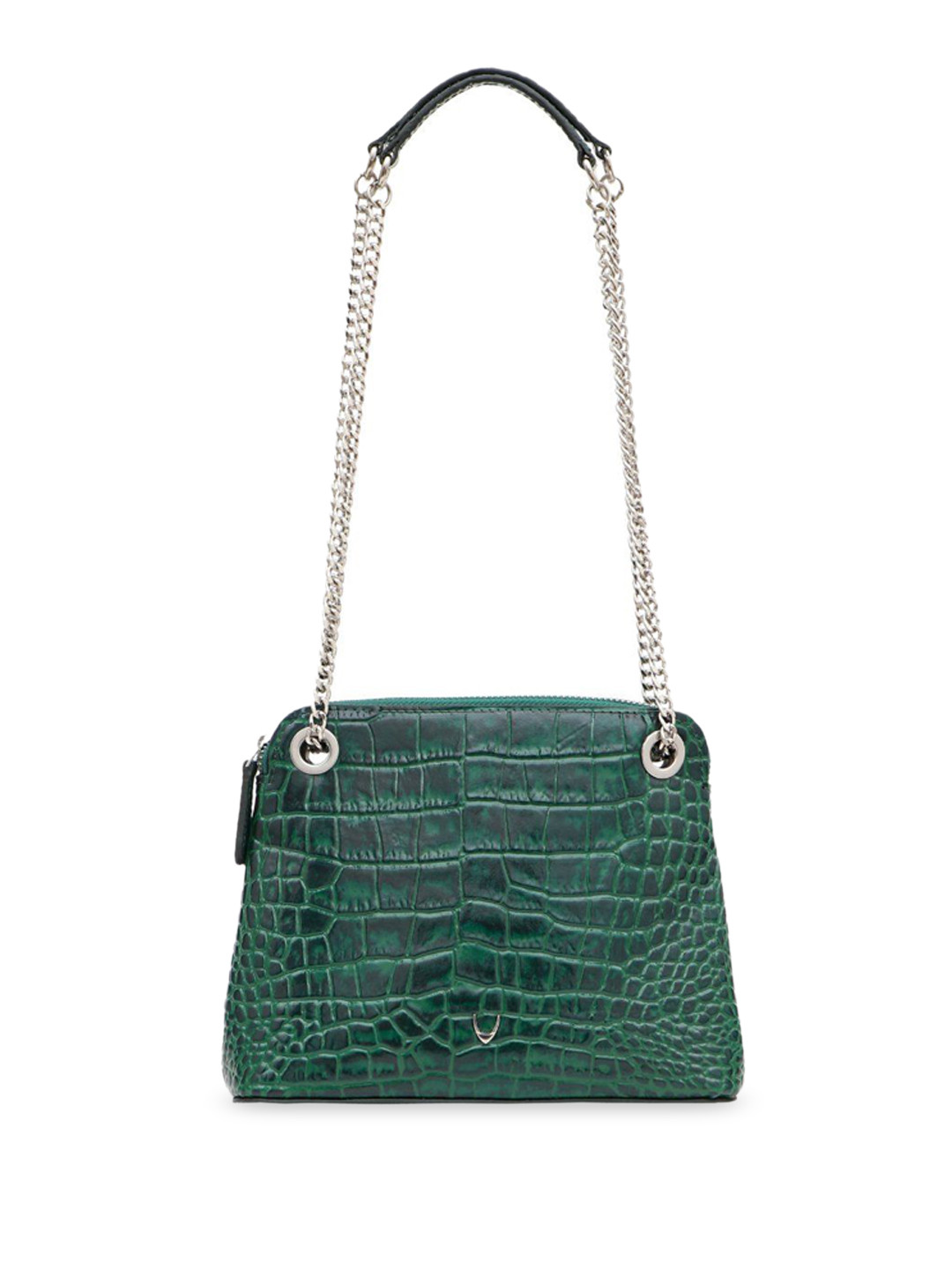 Hidesign Schiphol-03 Textured Structured Leather Shoulder Bag
