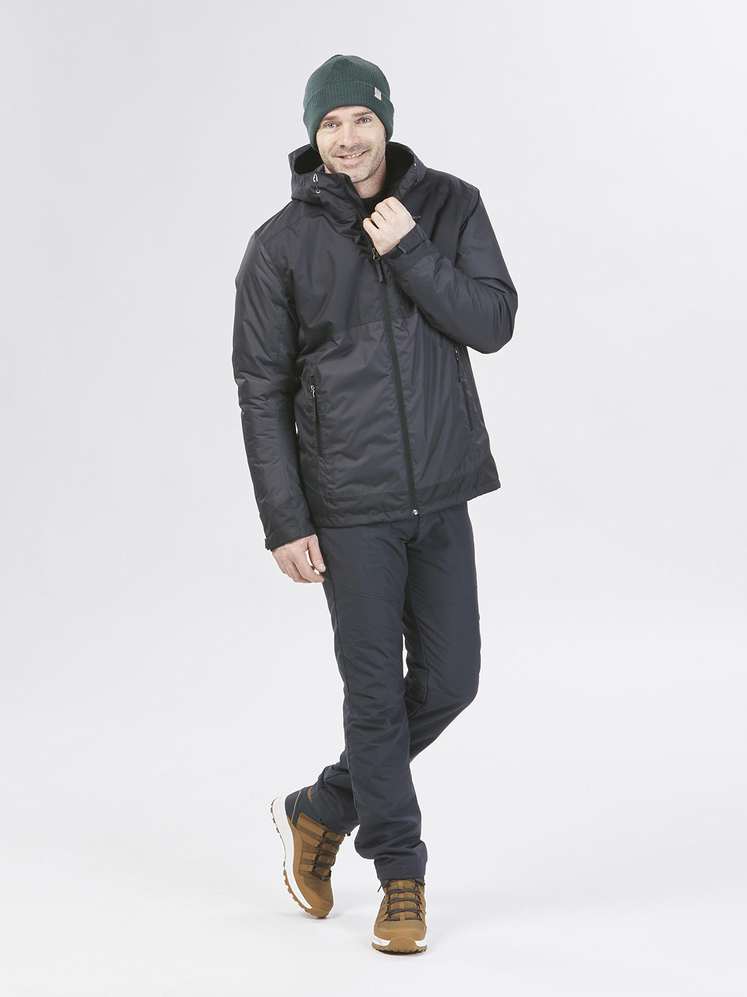 Decathlon Black Waterproof Winter Jacket 4xl Snow Jacket Buy