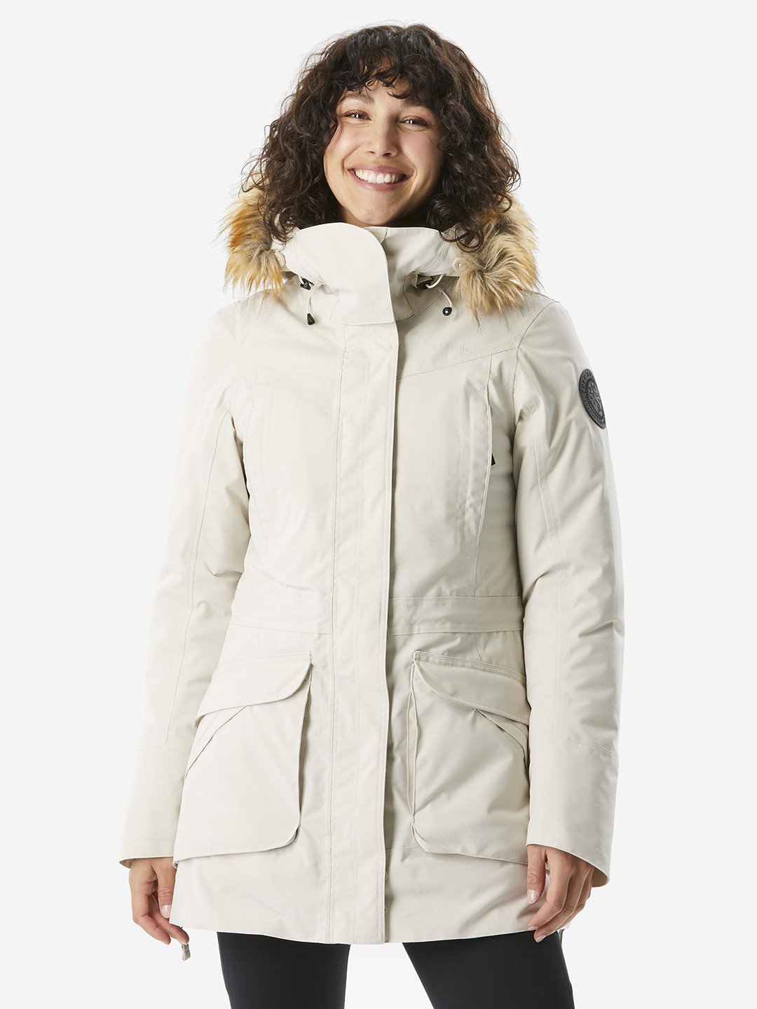Decathlon QUECHUA - Women Waterproof Hiking Parka -20 Degrees Jacket