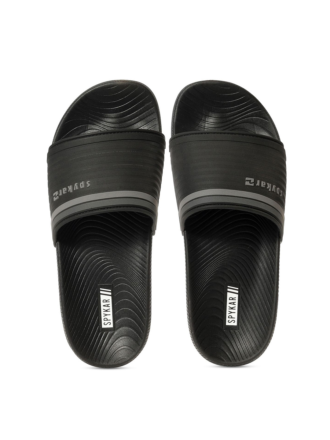 SPYKAR Men Textured Flip Flops