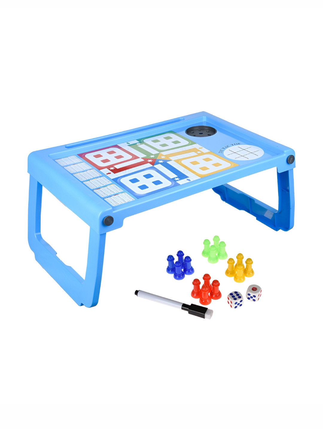 Kuber Industries Printed Foldable Laptop Table