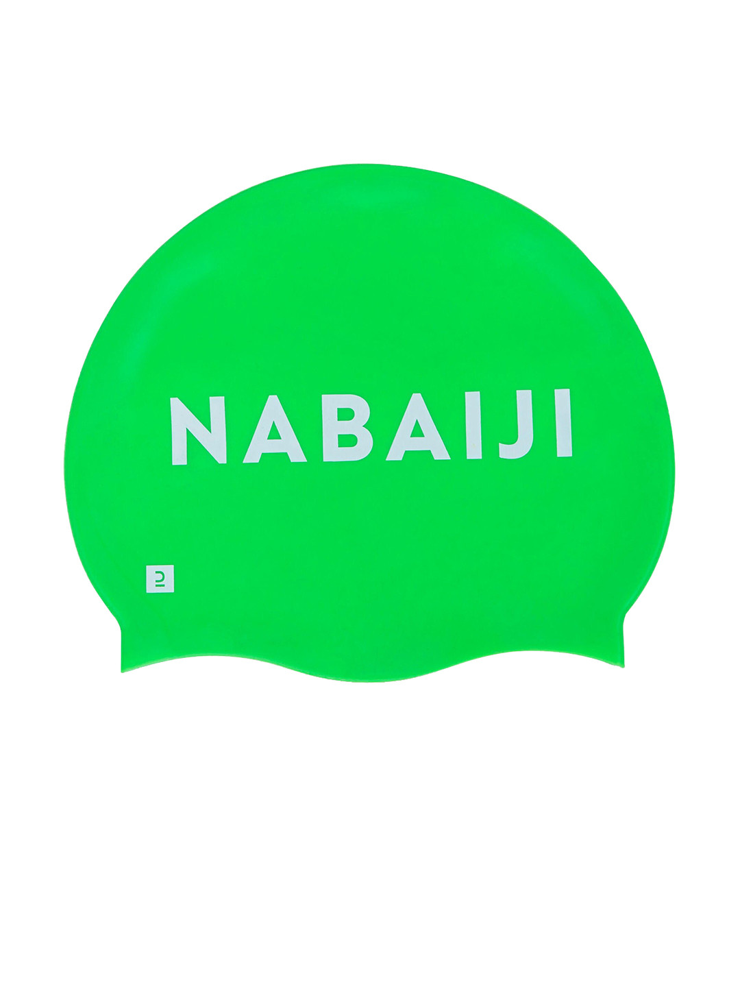 Decathlon NABAIJI - Adult Solid Green Silicone Swimming Cap