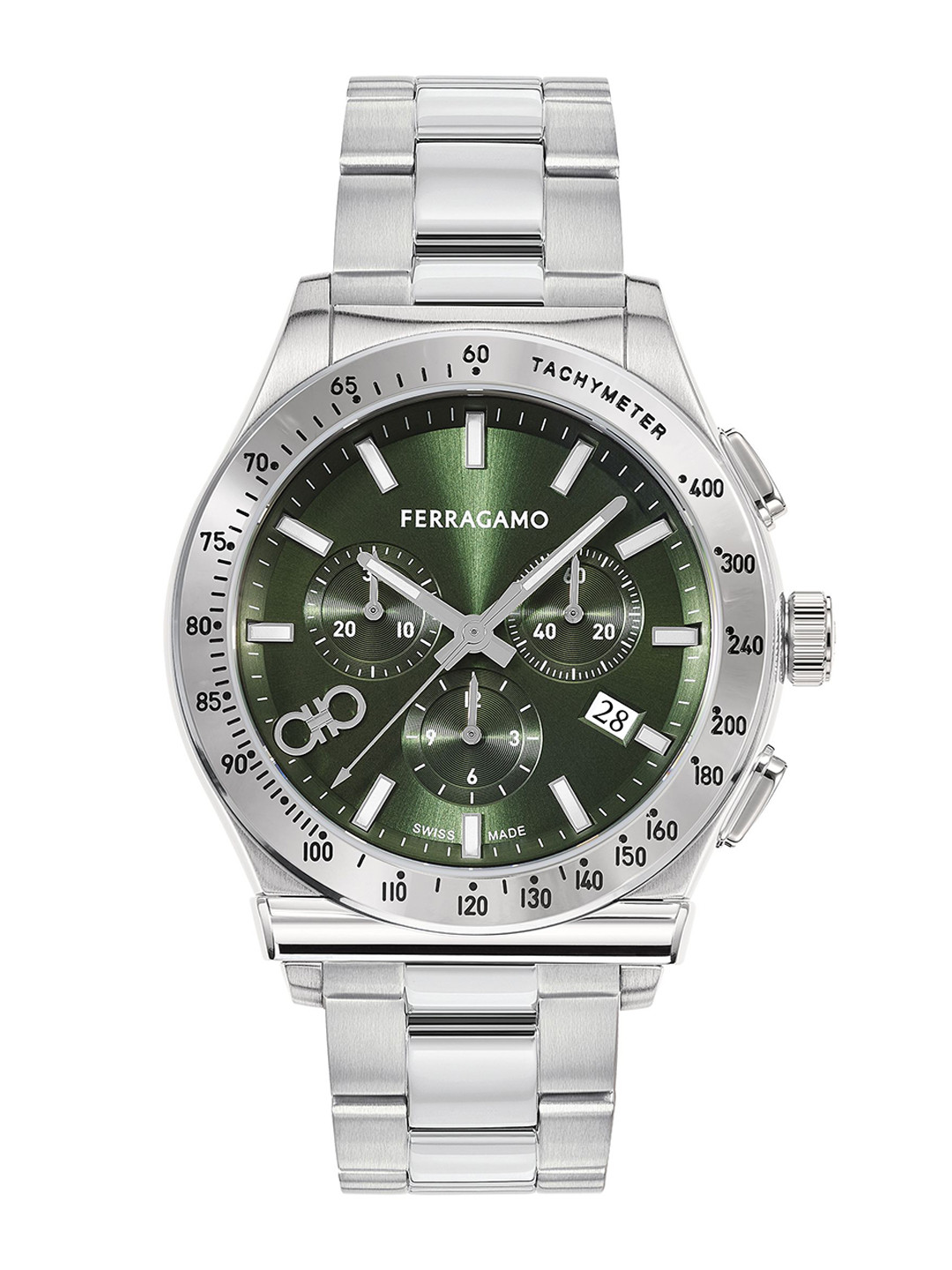 Ferragamo Men Printed Chronograph Analogue Watch SFKZ00423