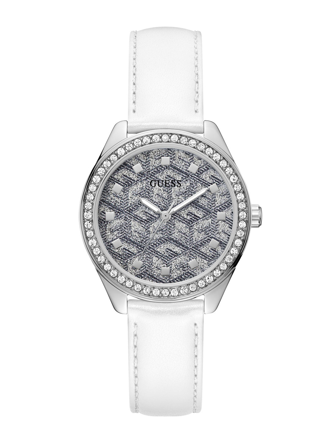 GUESS Women Leather Straps Analogue Watch GW0608L1