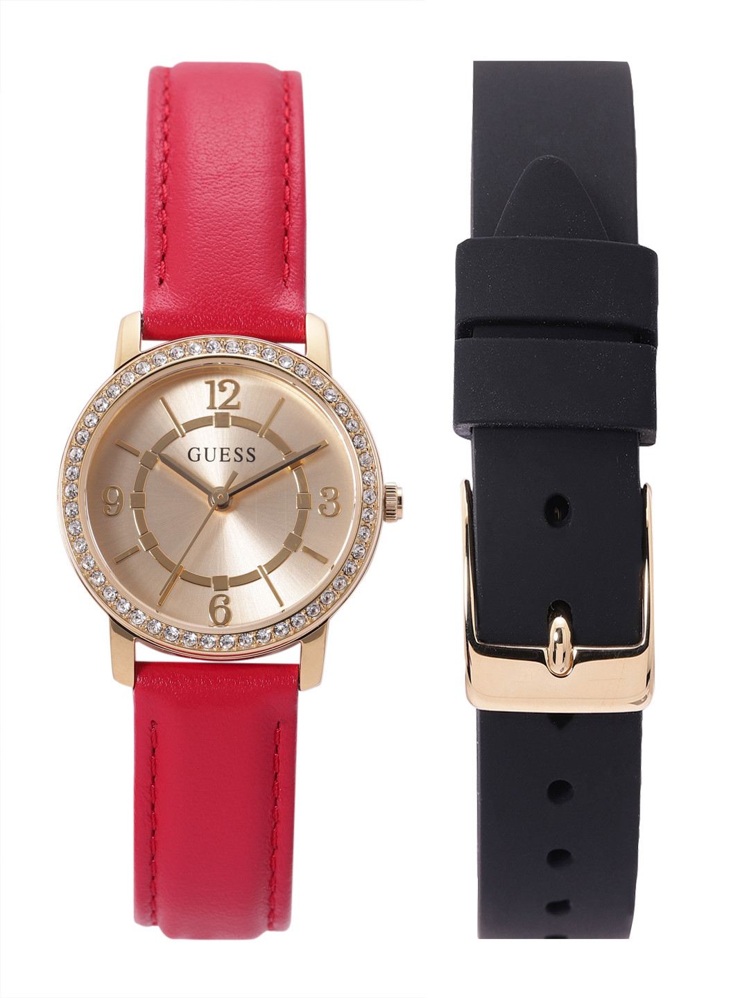 GUESS Women Box Sets Melody Analogue Watch with Additional Strap GW0643L2