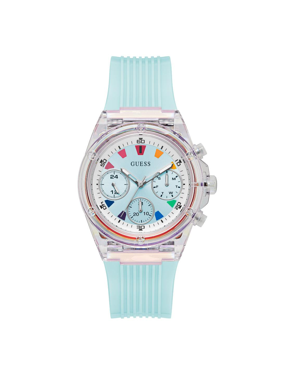 GUESS Women Dial & Straps Analogue Multi Function Watch GW0438L8