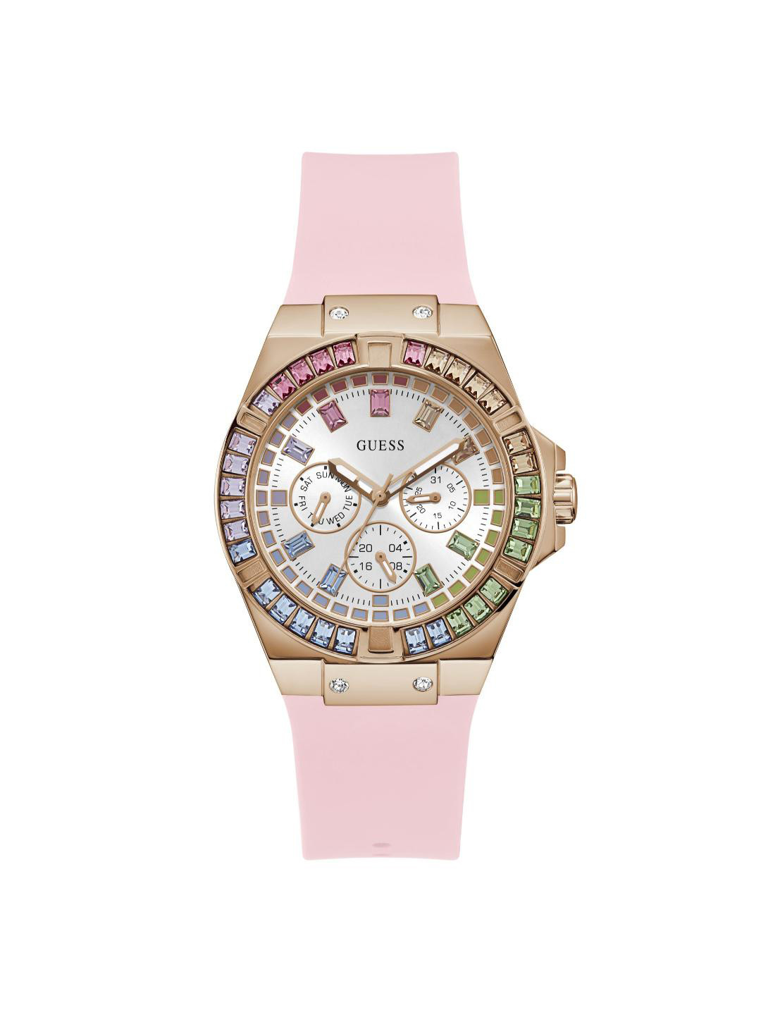 GUESS Women Dial & Straps Analogue Multi Function Watch GW0541L2
