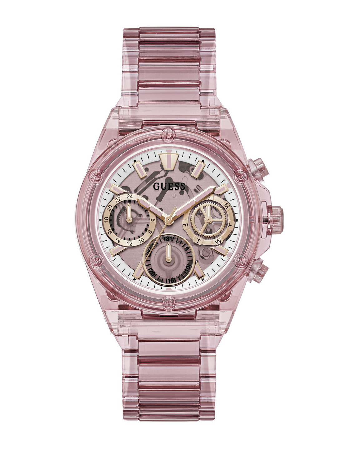 GUESS Women Sport Athena Multi Function Analogue Watch GW0650L4