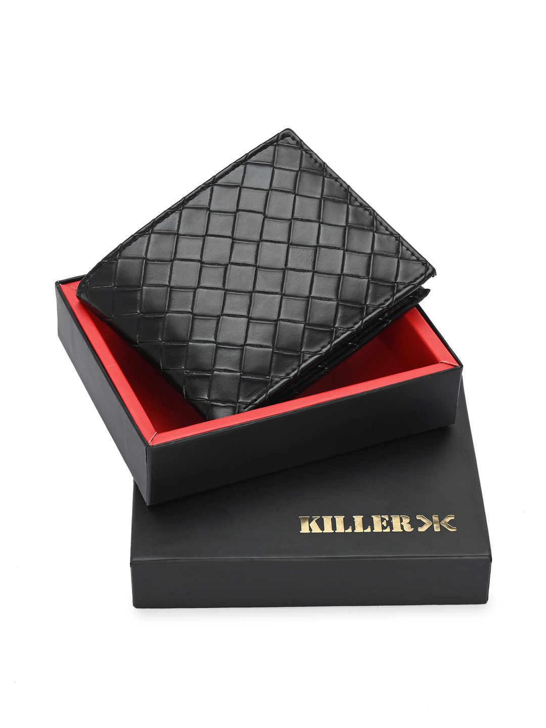 Killer Men Checked Two Fold Wallet