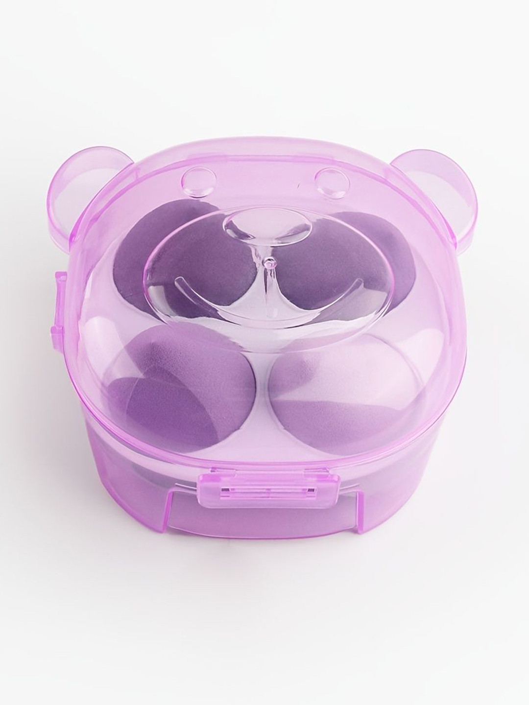 CHRONEX Set Of 4 Makeup Sponges With Storage Box