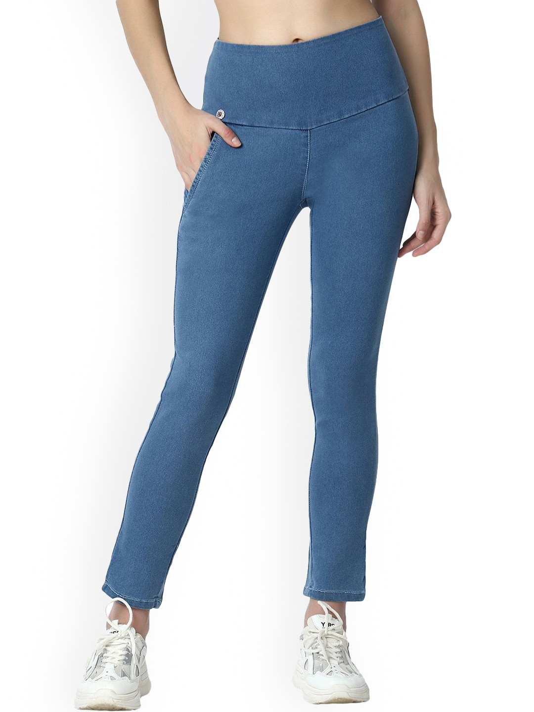 3BUTTERFLIES Women Denim High rise Jeggings