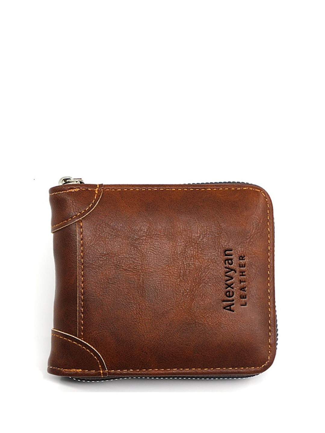 Alexvyan Women Brand Logo Printed Zip Around Wallet