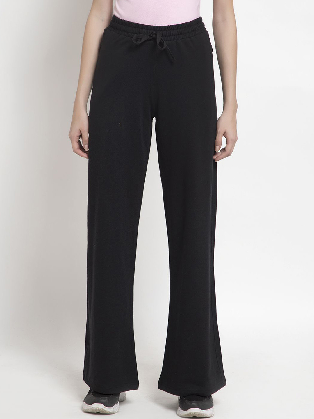 FEMEA Women Cotton Wide Leg Bootcut Track Pants