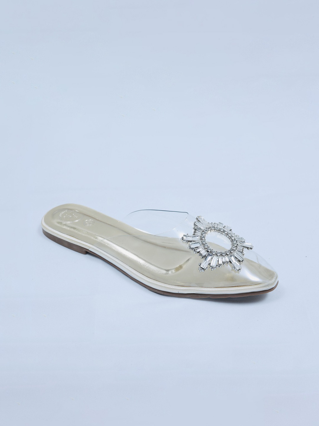 Sana K Luxurious Footwear Women Embellished Party Mules Flats