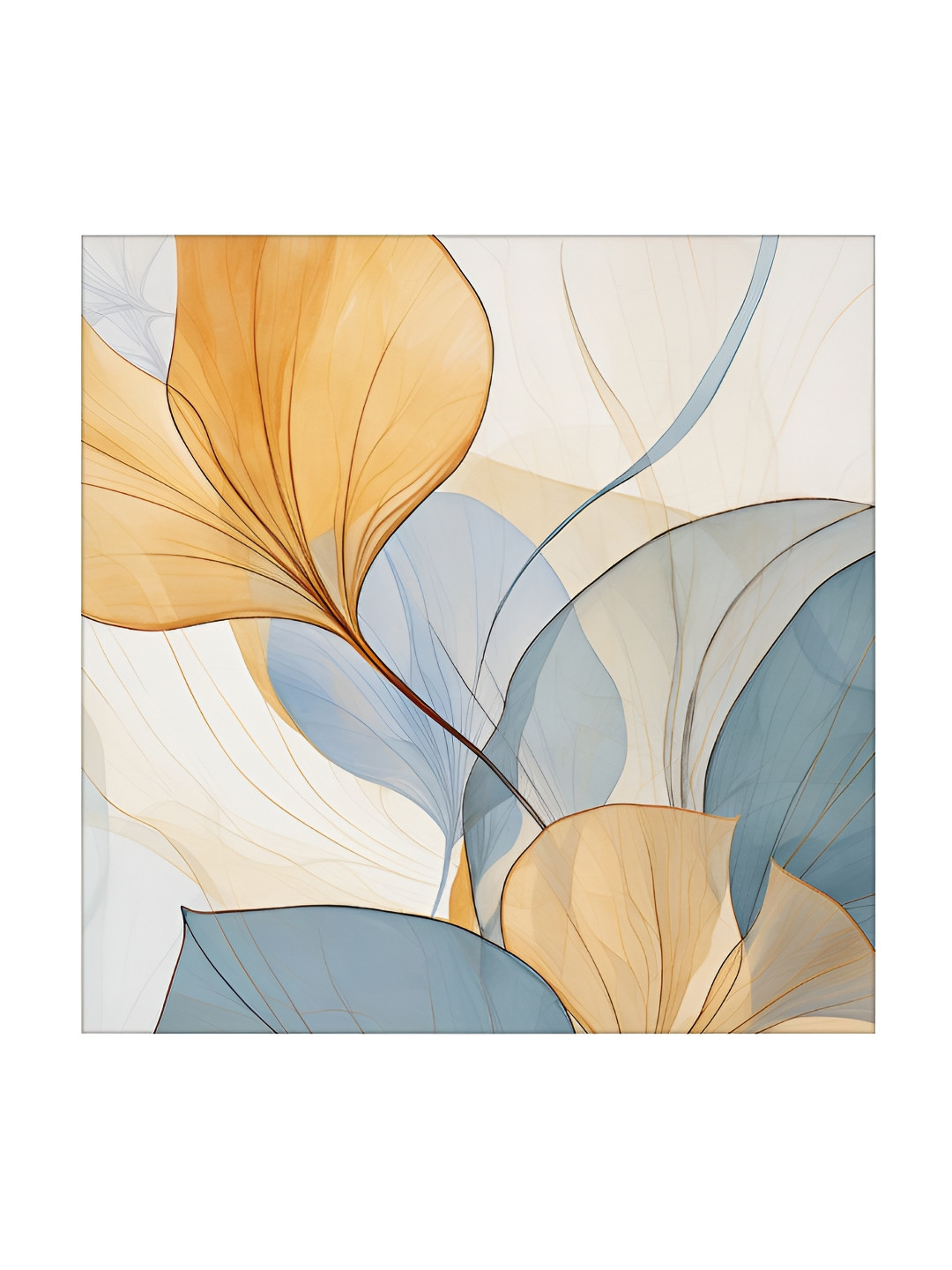 RANDOM Modern Canvas Wall Square Paintings Wall Art - 24 x 24 In