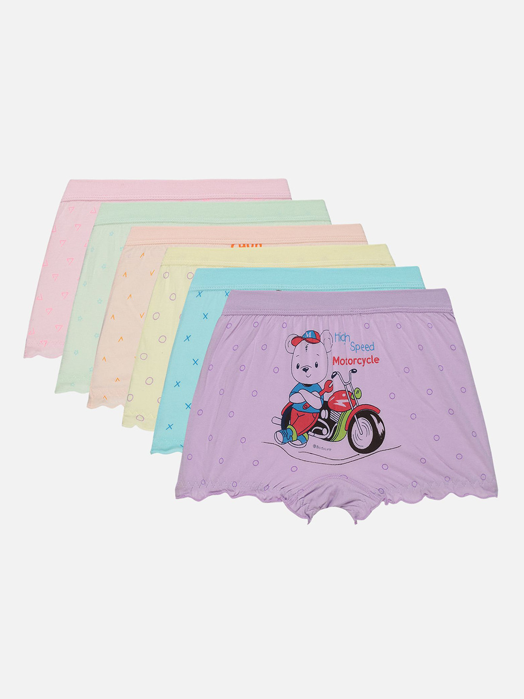 Bodycare Kids Pack Of 6 Assorted Graphic Printed Briefs KIA320-PK001__P6