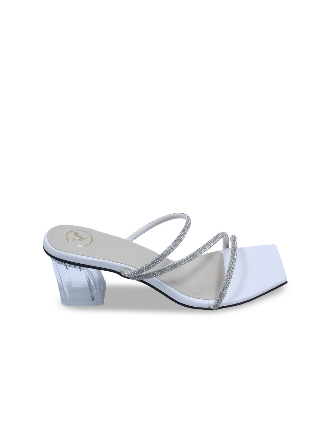 Sana K Luxurious Footwear Embellished Block Heels