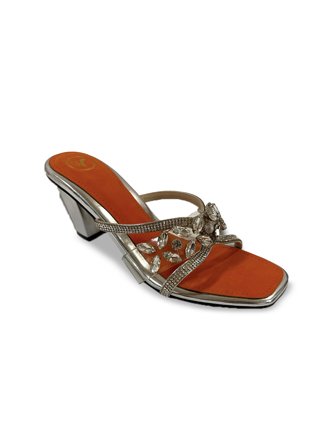 Sana K Luxurious Footwear Embellished Block Heels