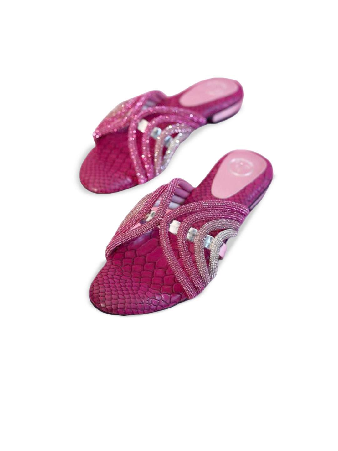 Sana K Luxurious Footwear Party Block with Bows