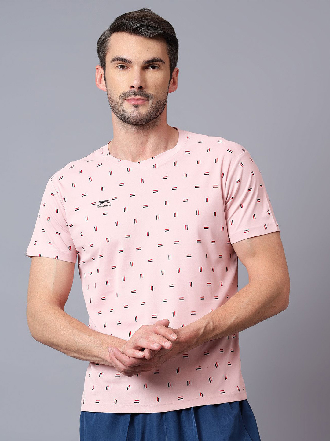 Shiv Naresh Men Printed Pockets T-shirt