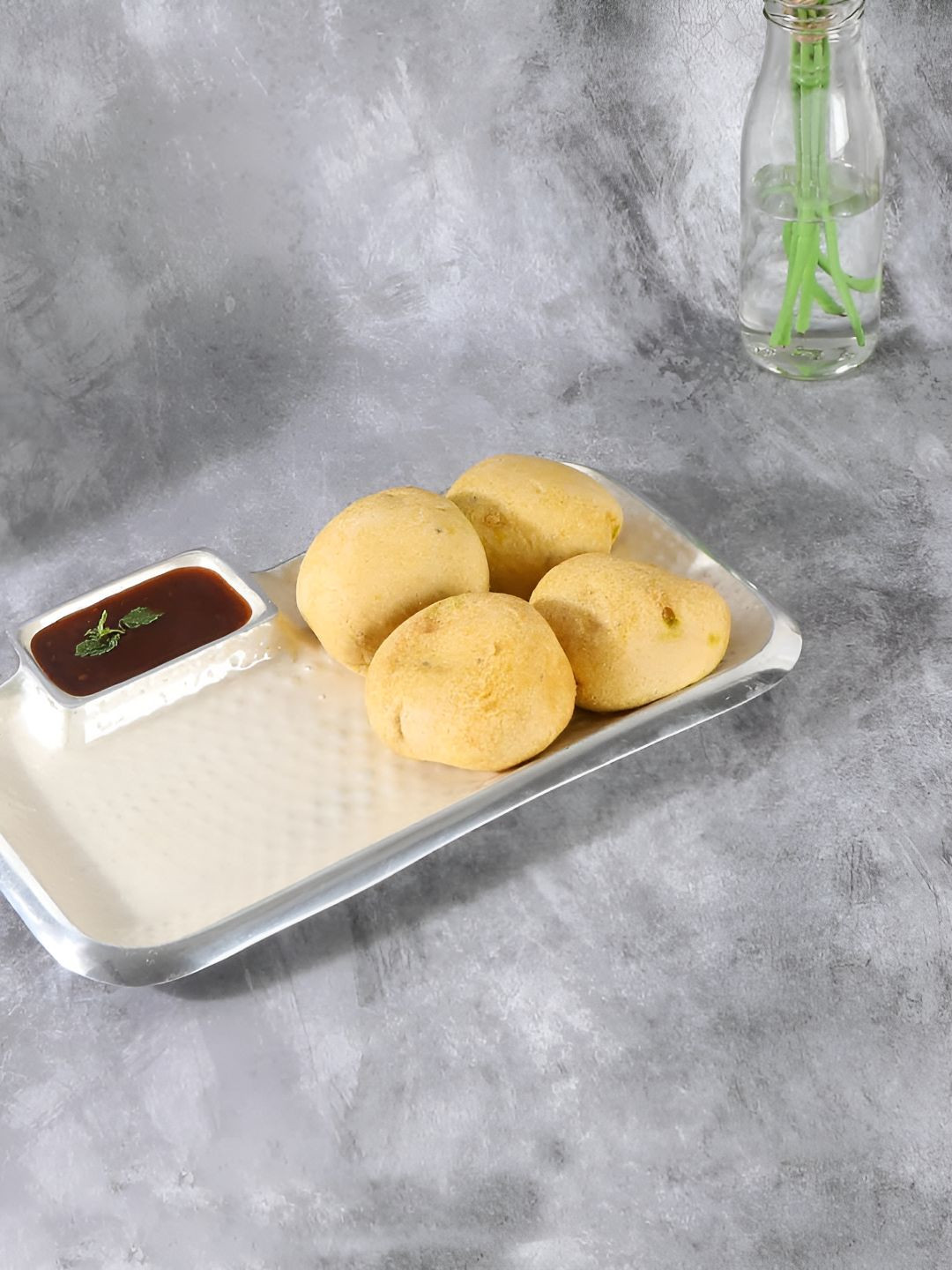 THE HOME CO. Aluminium Square Serving Tray Platter