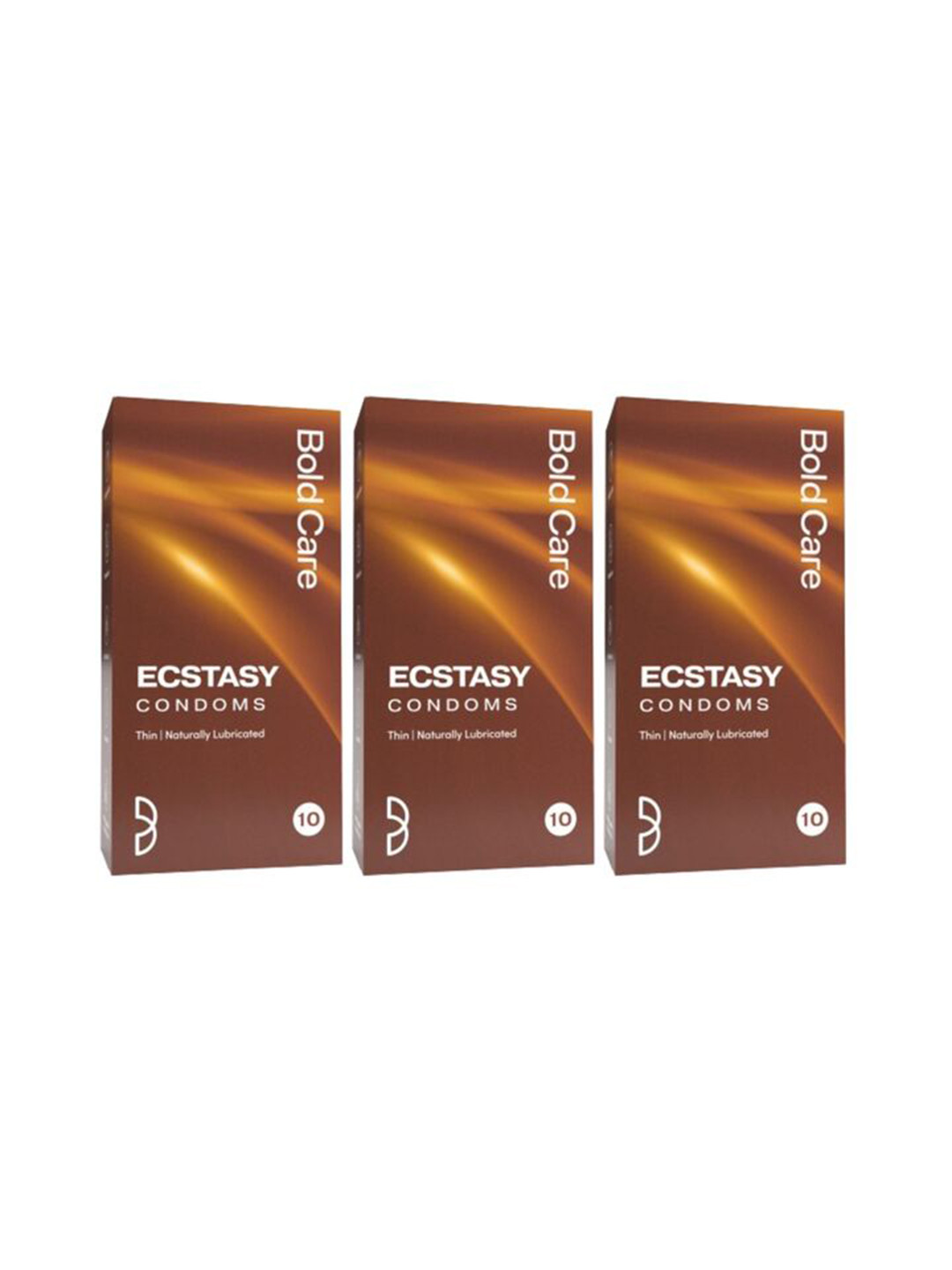 Bold Care Set Of 3 404 Ecstasy Condoms - 10Pcs Each