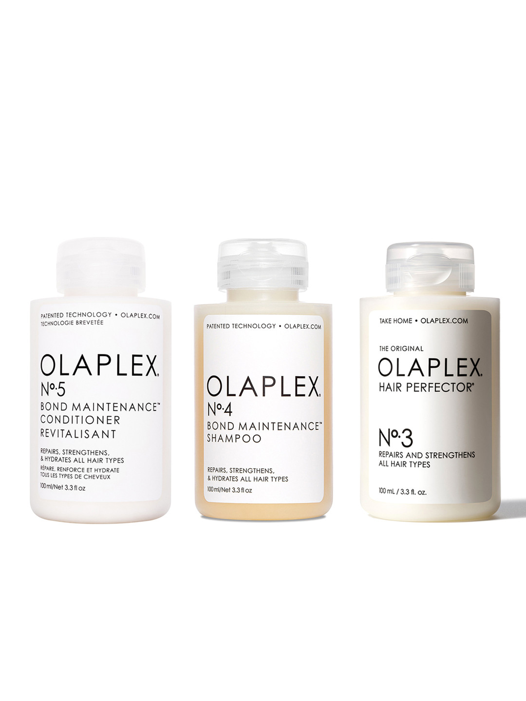 OLAPLEX Bond Maintenance No. 5 Hair Conditioner + No. 4 Shampoo + No. 3 Hair Perfector