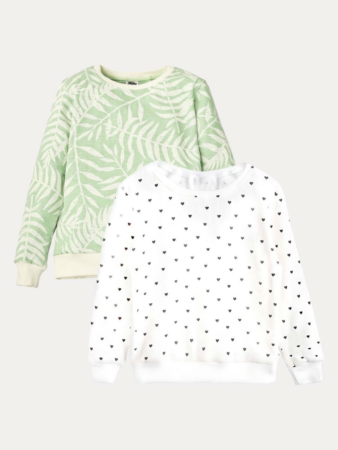 BforBlossom Pack Of 2 Kids Unisex Printed Round Neck Pure Cotton T-shirt