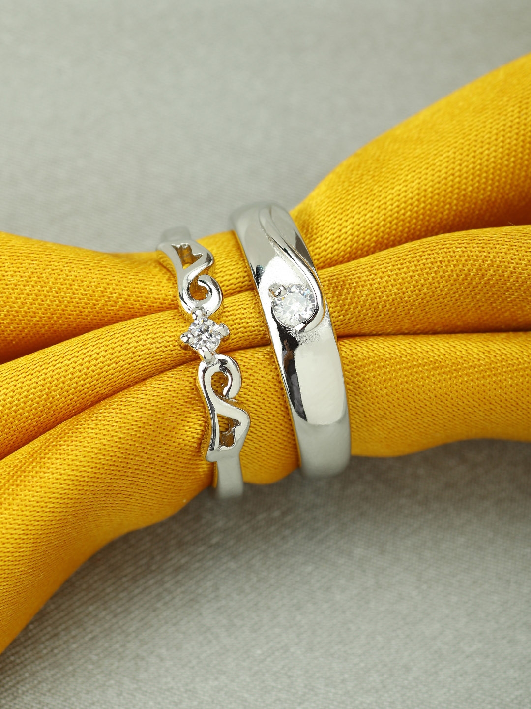 Couple shop rings myntra