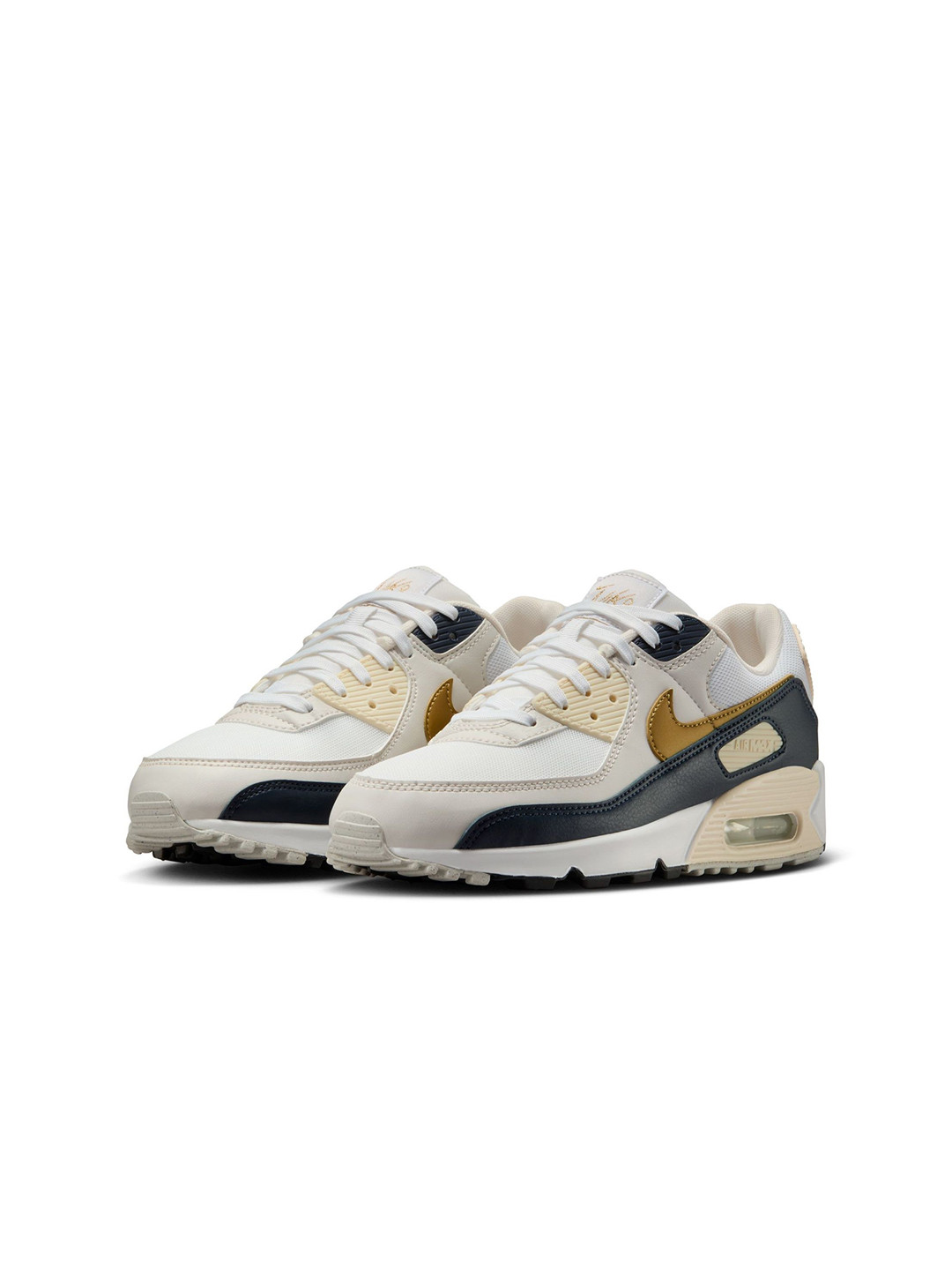 nike air max 90 flyease white gold