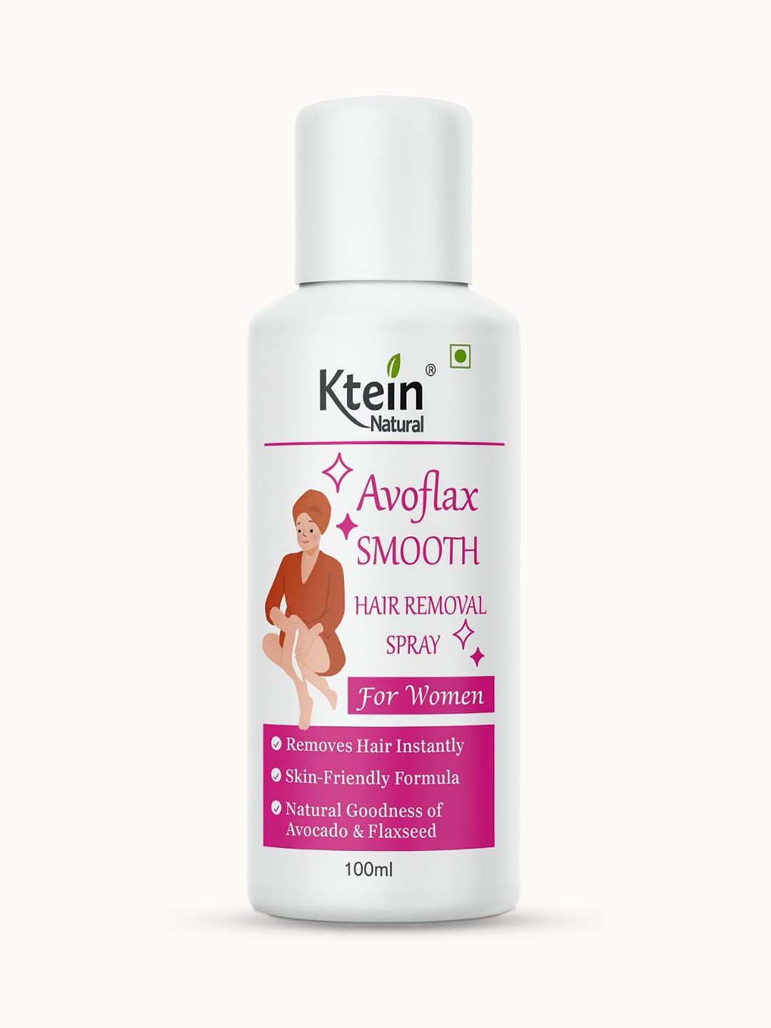 Ktein Avocado & Flaxseed Hair Removal Spray - 100 ml