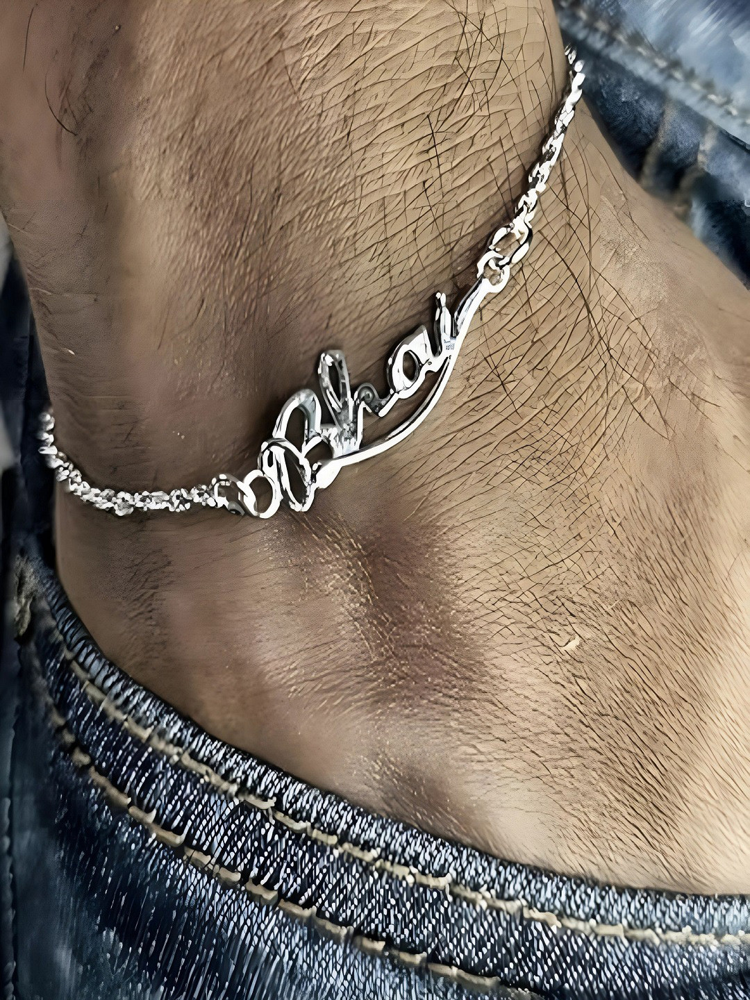 Silver Chest 925 Sterling Silver-Plated Adjustable Bracelet