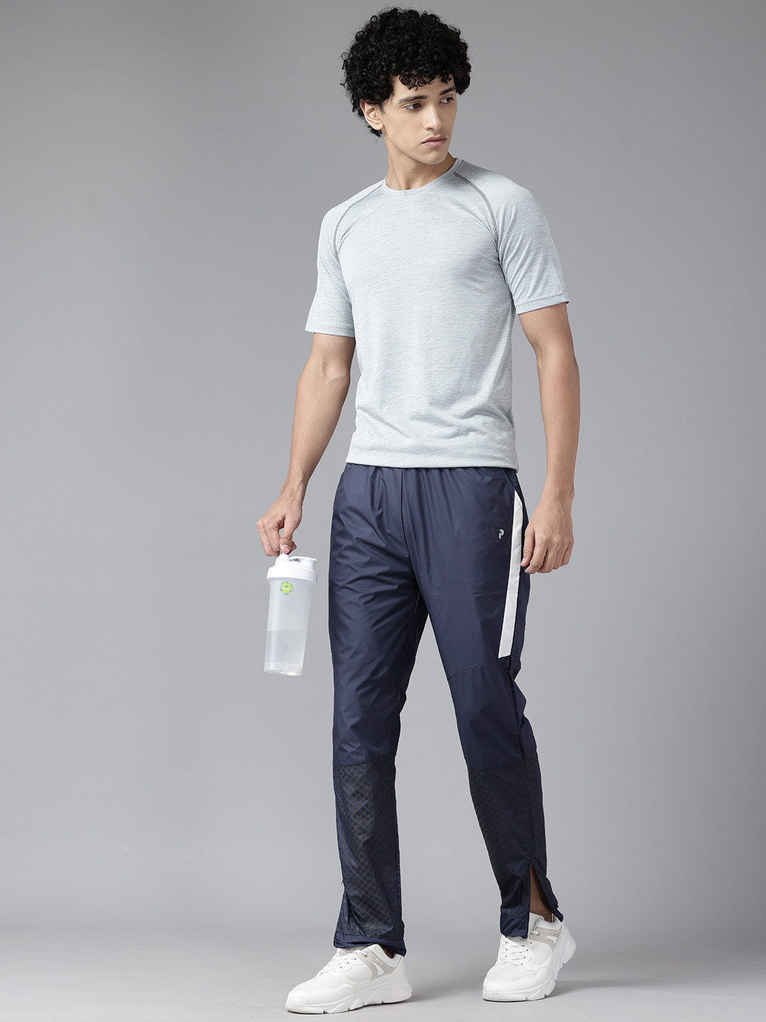 Perfkt-U Men Lifestyle Polka Dots Printed Dry Fit Training or Gym Track Pants