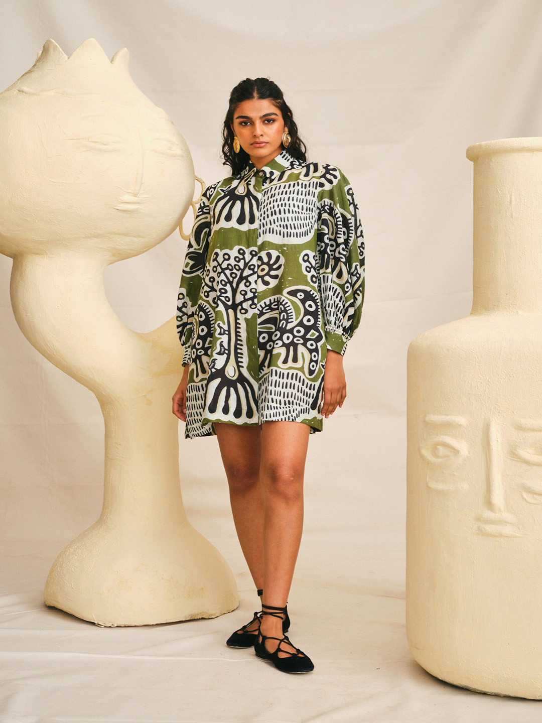 Jodi Print A-Line Dress