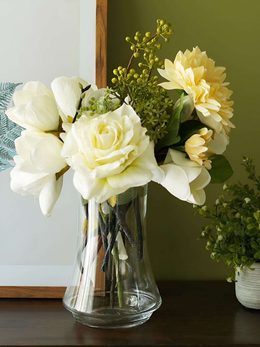 Pure Home and Living Transparent Glass Vases