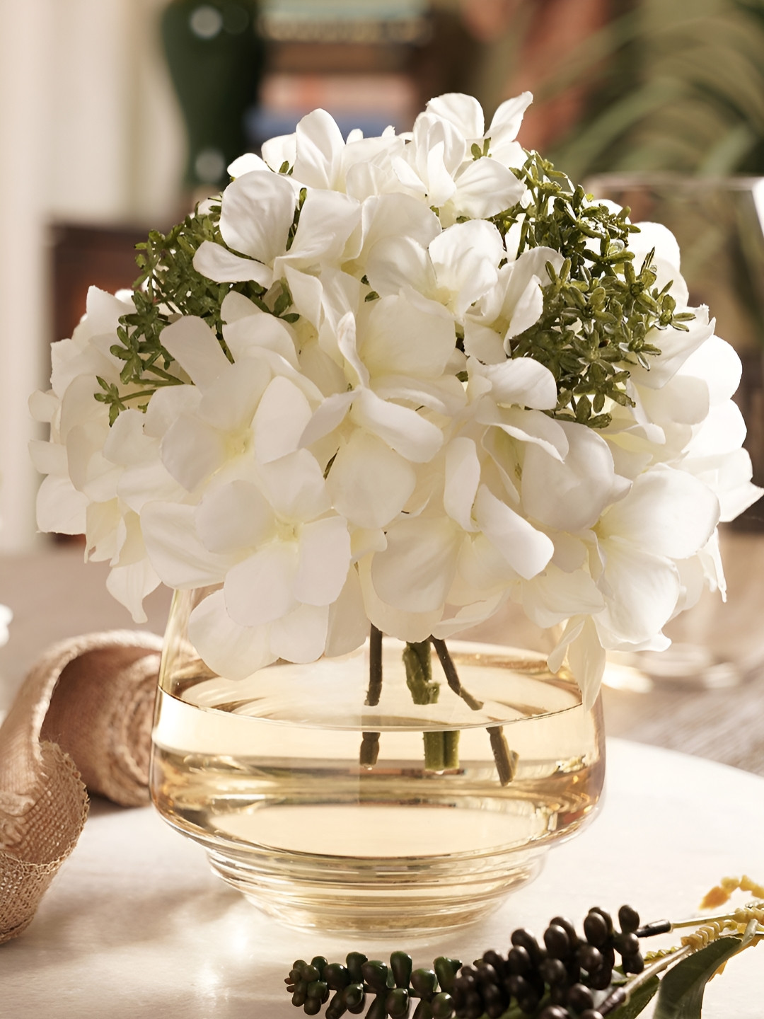 Pure Home and Living Brown Amber Tall Glass Vase