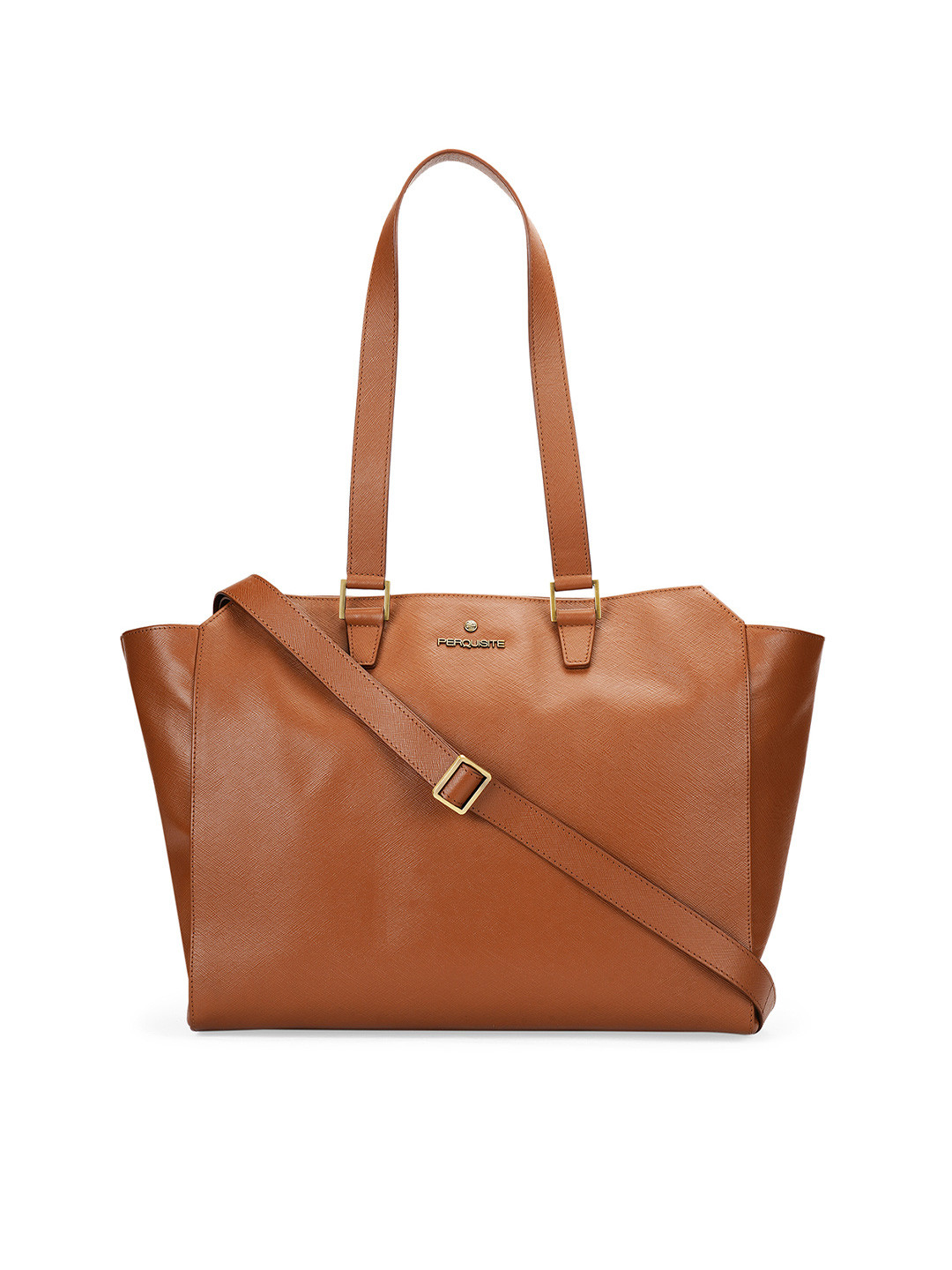 PERQUISITE THE SHERYL Range Dark Tan  One Size Soft Tote Bag