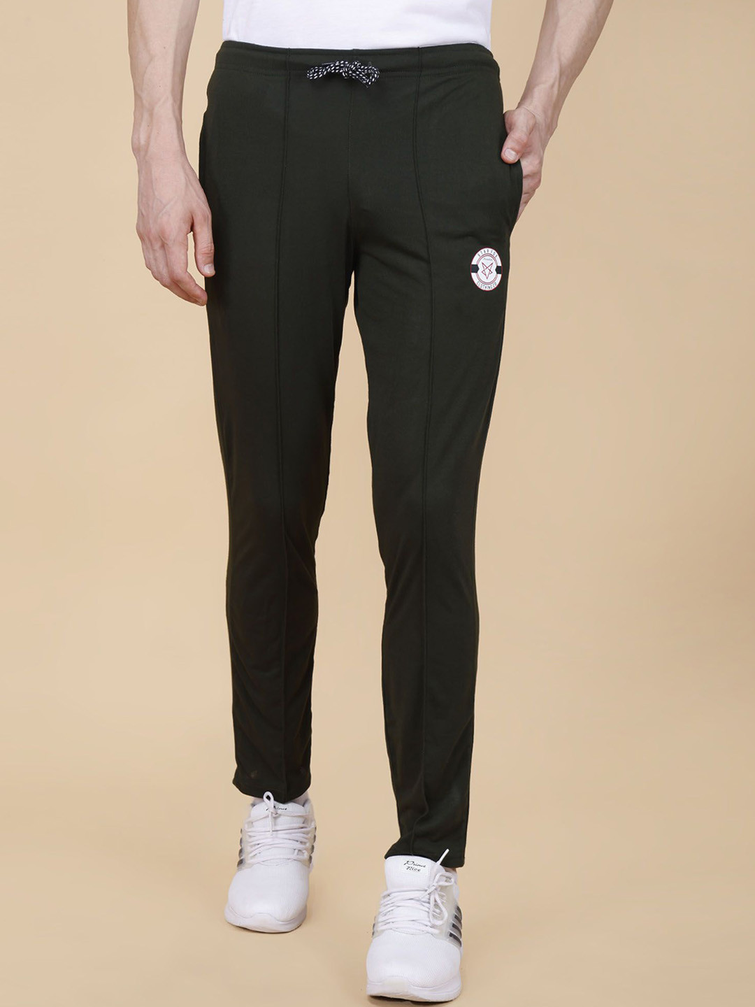 STARFOX Men  Printed Cotton Slim Fit  Mid-Rise Track Pant