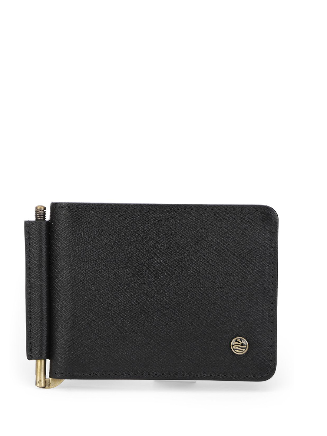 PERQUISITE Men Monarch Black Money Clip Wallet