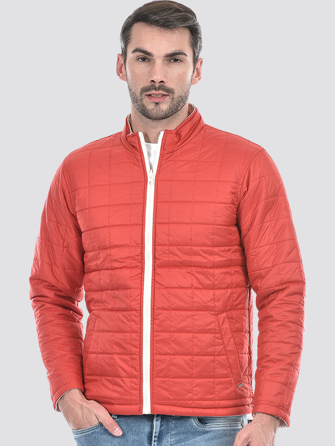 Numero Uno Men Solid Reversible Padded Jacket